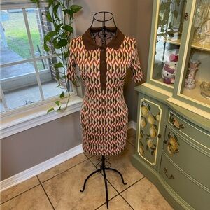 Zara Multicolor Geometric Dress